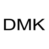 DMK brand logo in black n white